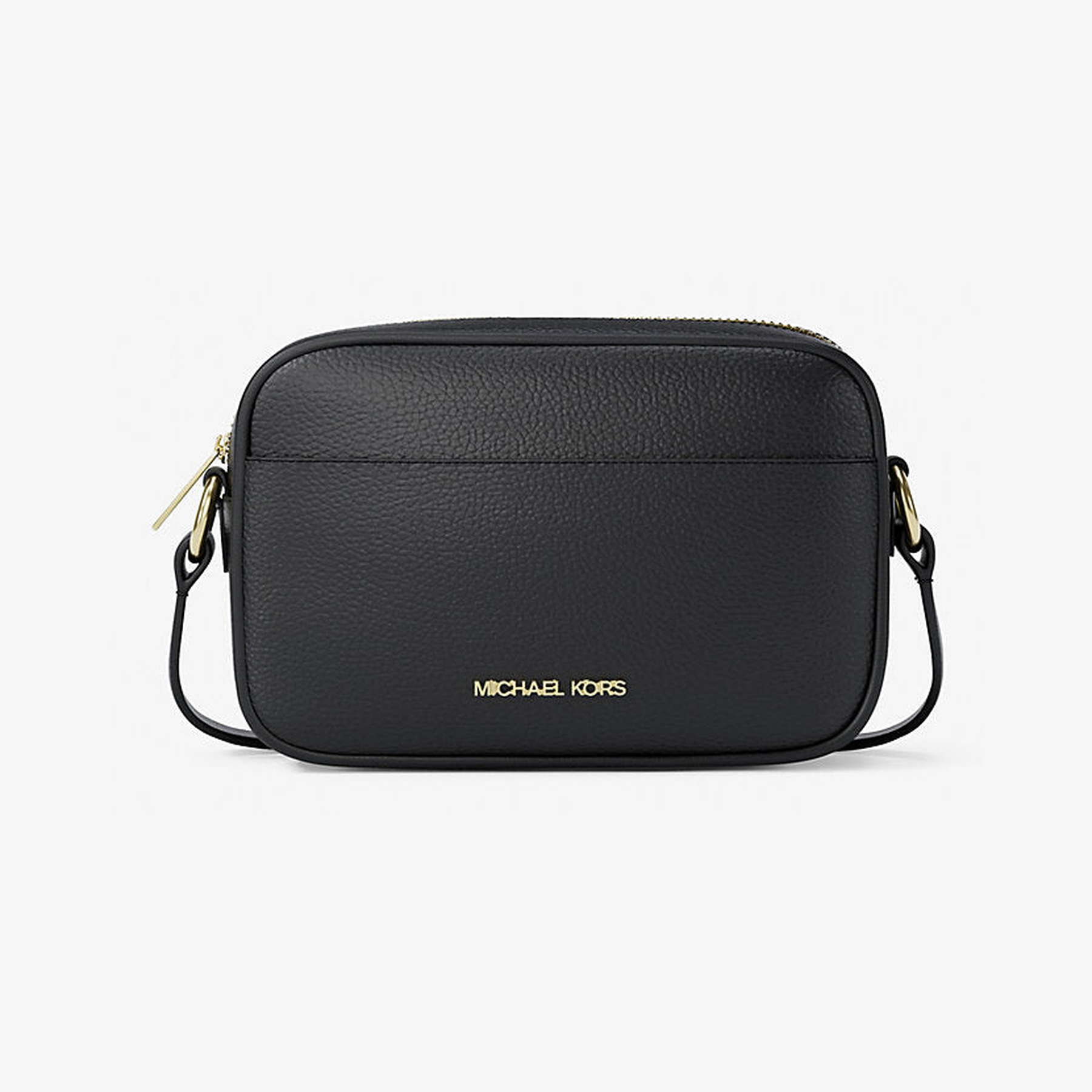 Jet Set Small Pebbled Leather Camera Crossbody Bag