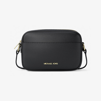 Jet Set Small Pebbled Leather Camera Crossbody Bag