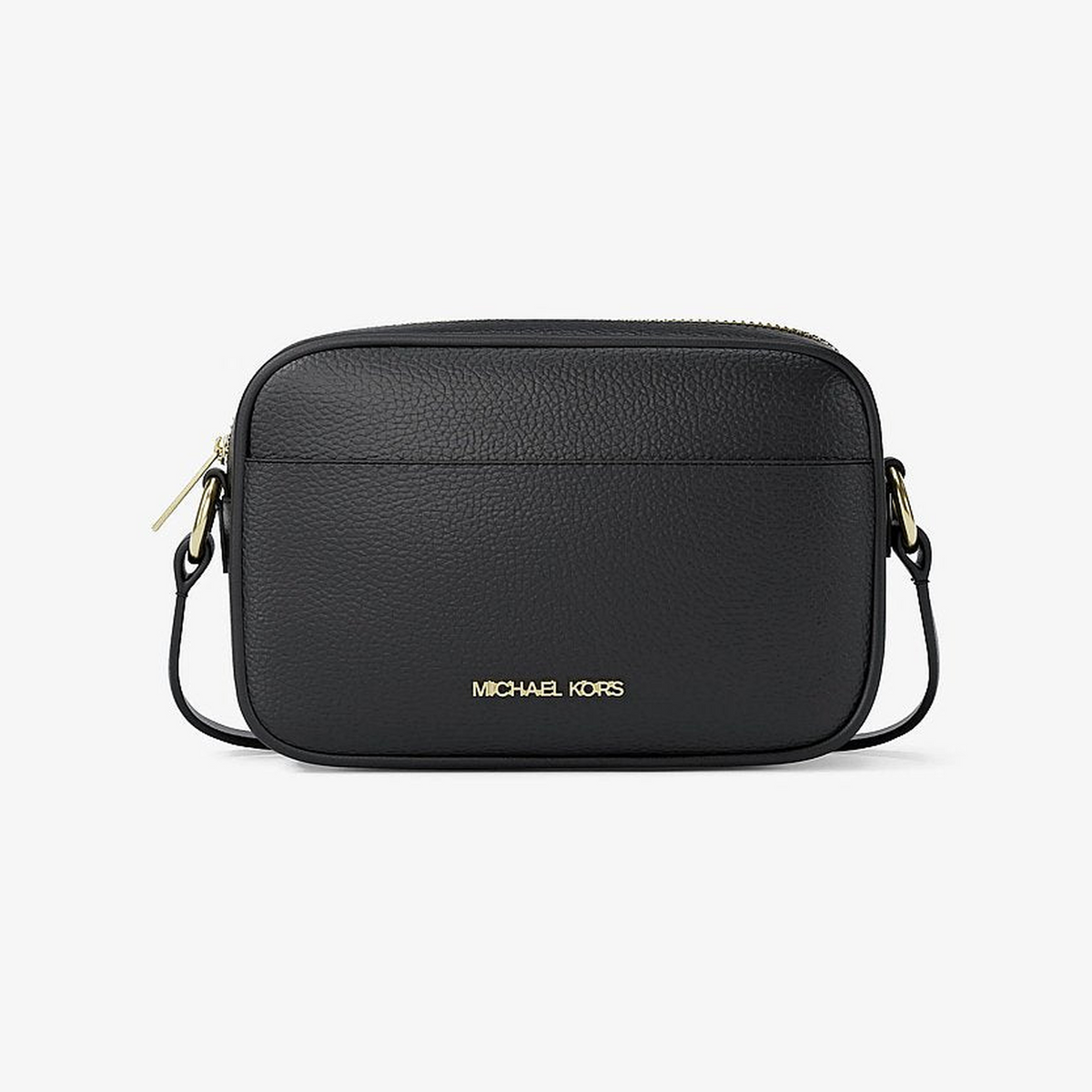 Jet Set Small Pebbled Leather Camera Crossbody Bag