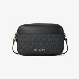 Jet Set Small Signature Logo Camera Crossbody Bag