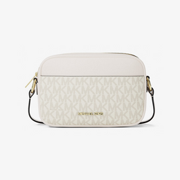 Jet Set Small Signature Logo Camera Crossbody Bag
