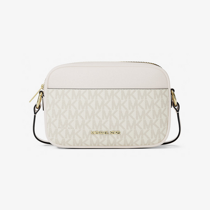 Jet Set Small Signature Logo Camera Crossbody Bag