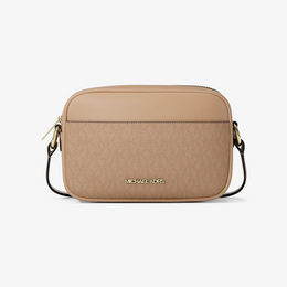 Jet Set Small Signature Logo Camera Crossbody Bag