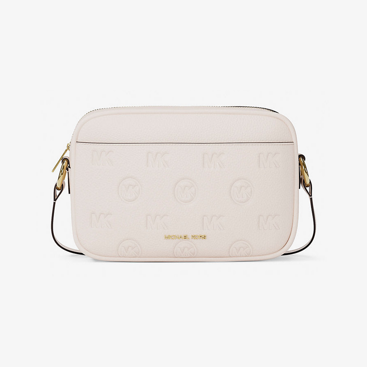Jet Set Travel Large Logo Debossed Camera Crossbody Bag