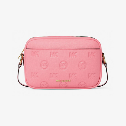 Jet Set Travel Large Logo Debossed Camera Crossbody Bag