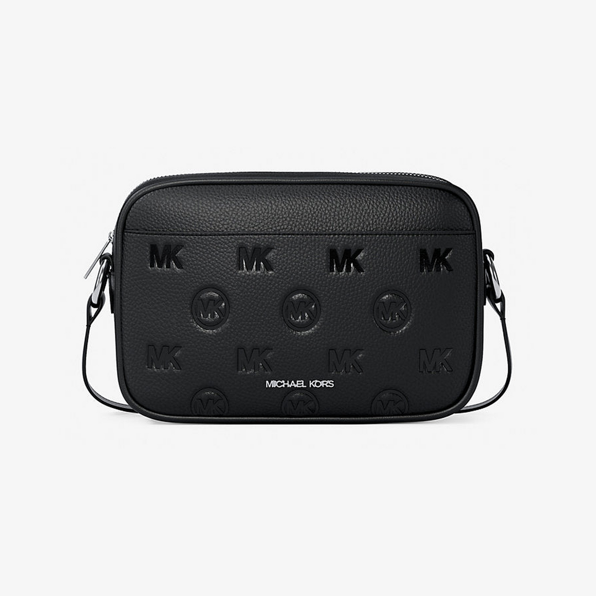Jet Set Travel Large Logo Debossed Camera Crossbody Bag