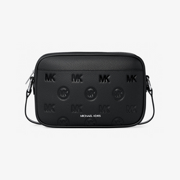 Jet Set Travel Large Logo Debossed Camera Crossbody Bag