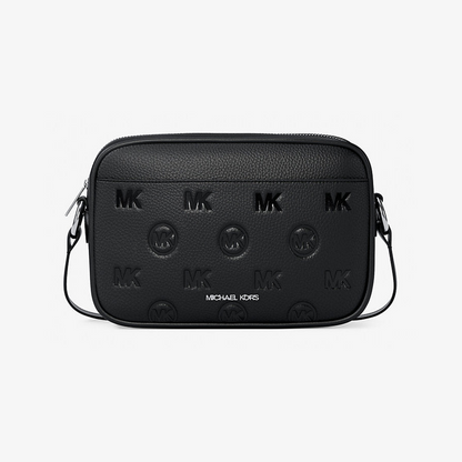 Jet Set Travel Large Logo Debossed Camera Crossbody Bag