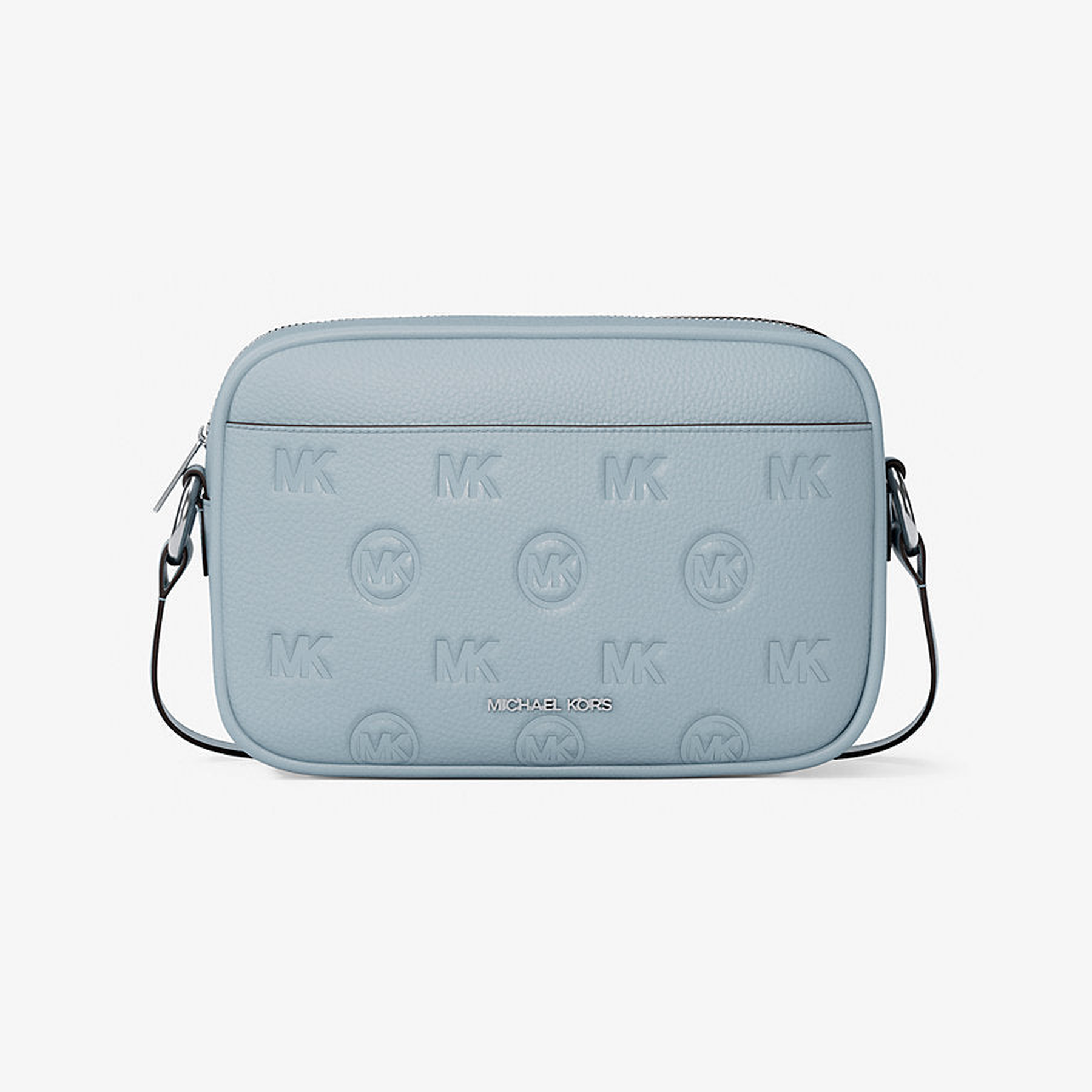Jet Set Travel Large Logo Debossed Camera Crossbody Bag