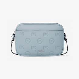 Jet Set Travel Large Logo Debossed Camera Crossbody Bag