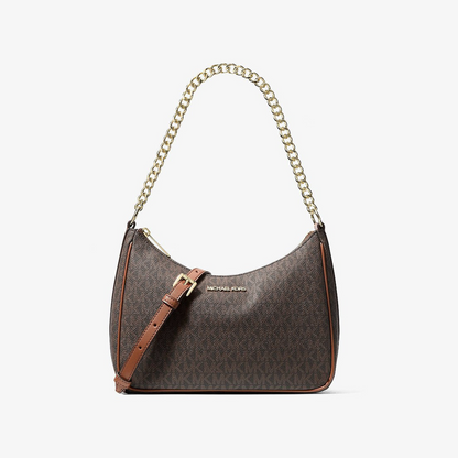Jet Set Travel Large Signature Logo Convertible Crossbody Bag