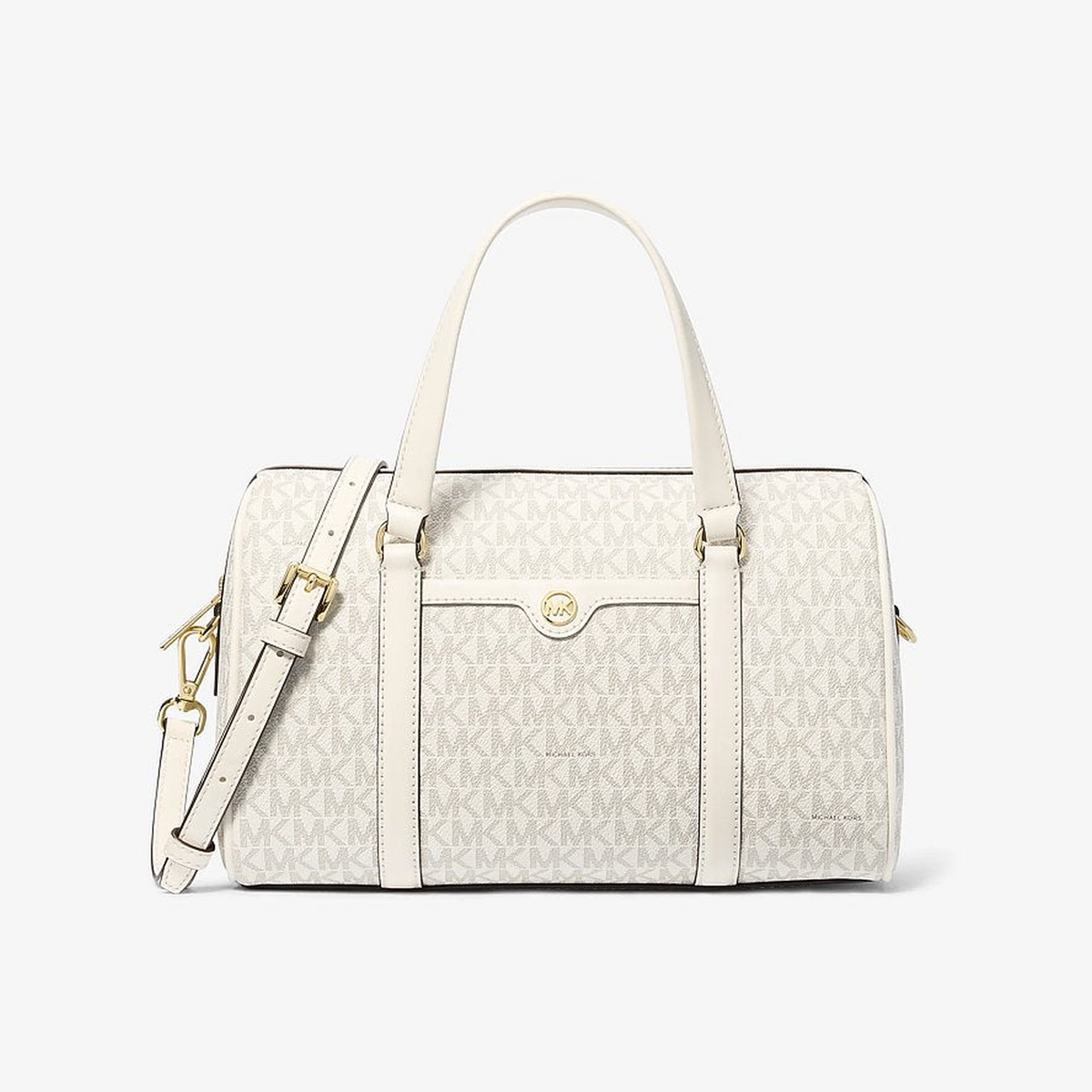 Jet Set Travel Medium Signature Logo Duffel Crossbody Bag