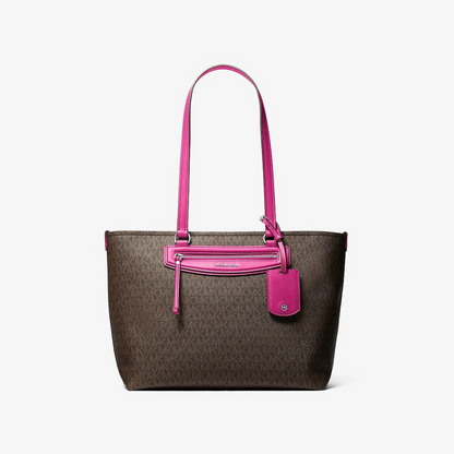 Jet Set Travel Medium Signature Logo Tote Bag