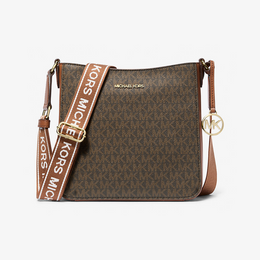 Jet Set Travel Small Signature Logo Messenger Bag