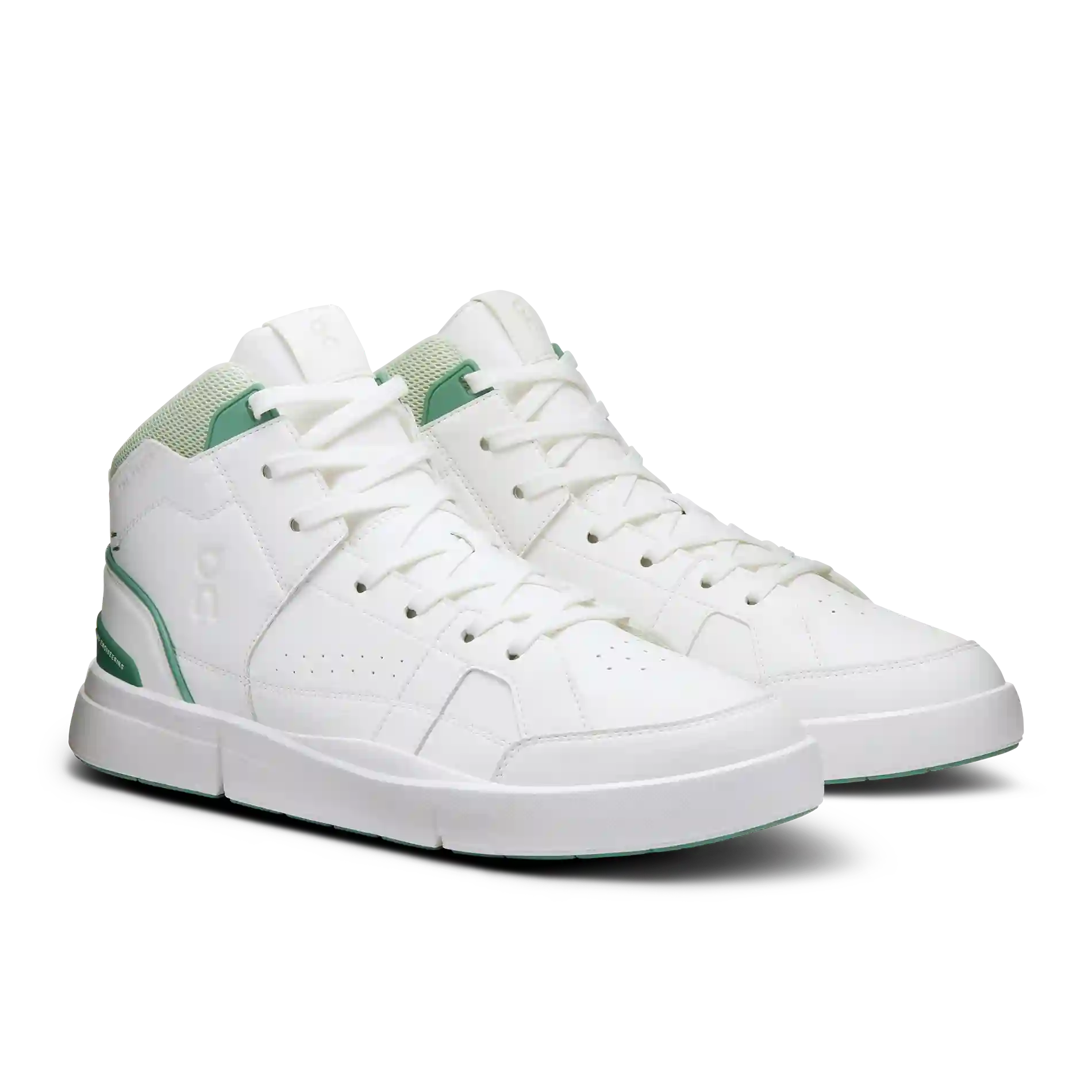 THE ROGER Clubhouse Mid White Green On Running
