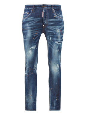 Dsquared2 Super Twinky Dean & Dan Slim Jeans in Blue