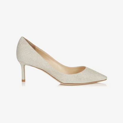 Jimmy Choo Romy 60 Dusty Glitter Pointy Toe Pumps