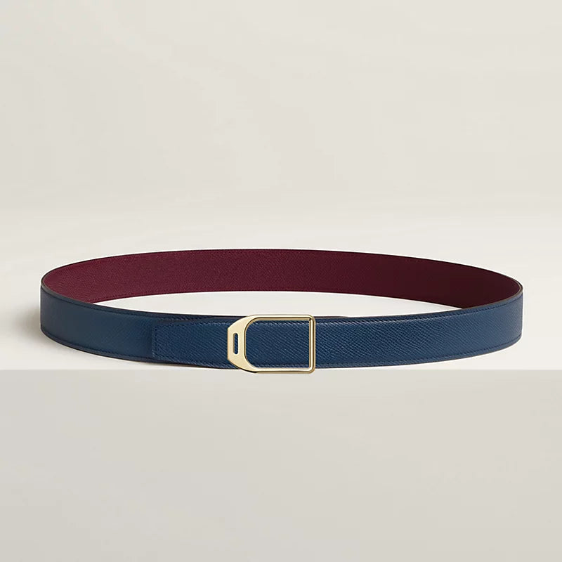 Neo Etrier belt buckle & Reversible leather strap 38 mm