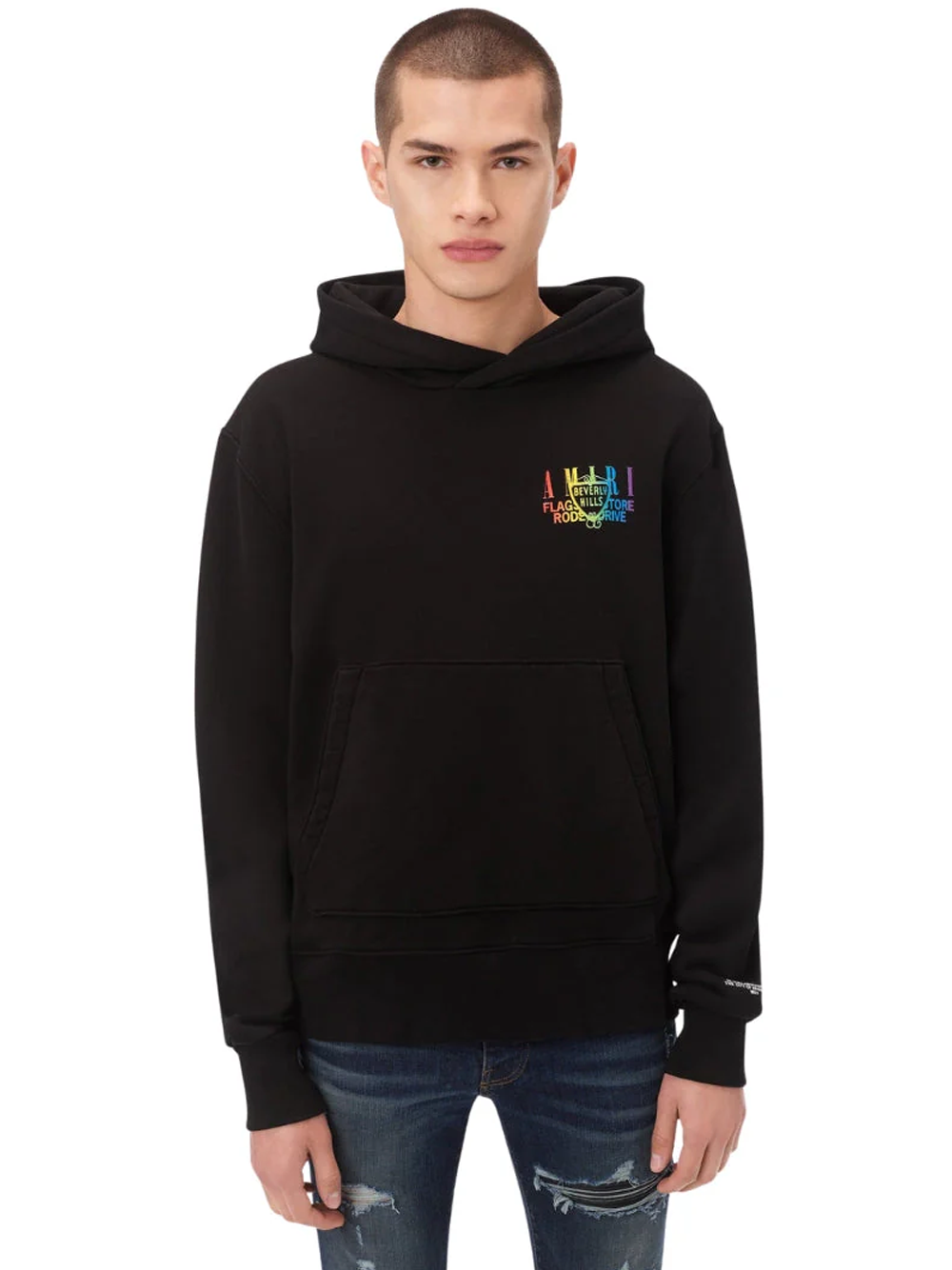 Amiri XO Beverly Hills Black Hoodie