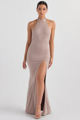 Juliette mushroom halter gown