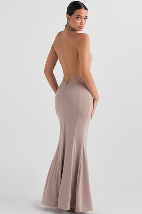 Juliette mushroom halter gown