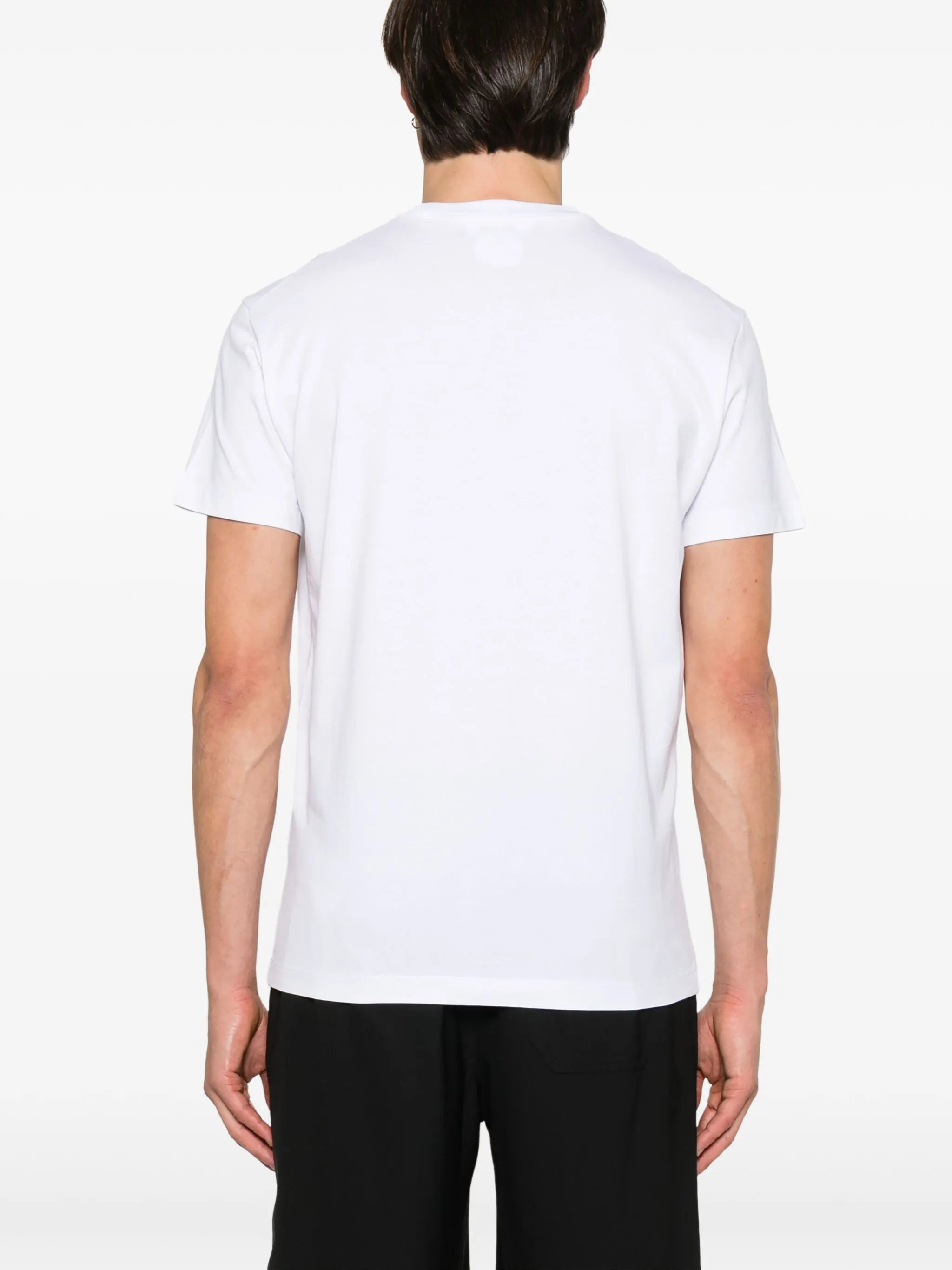 Dsquared2 Milano Flocked Logo T-Shirt in White