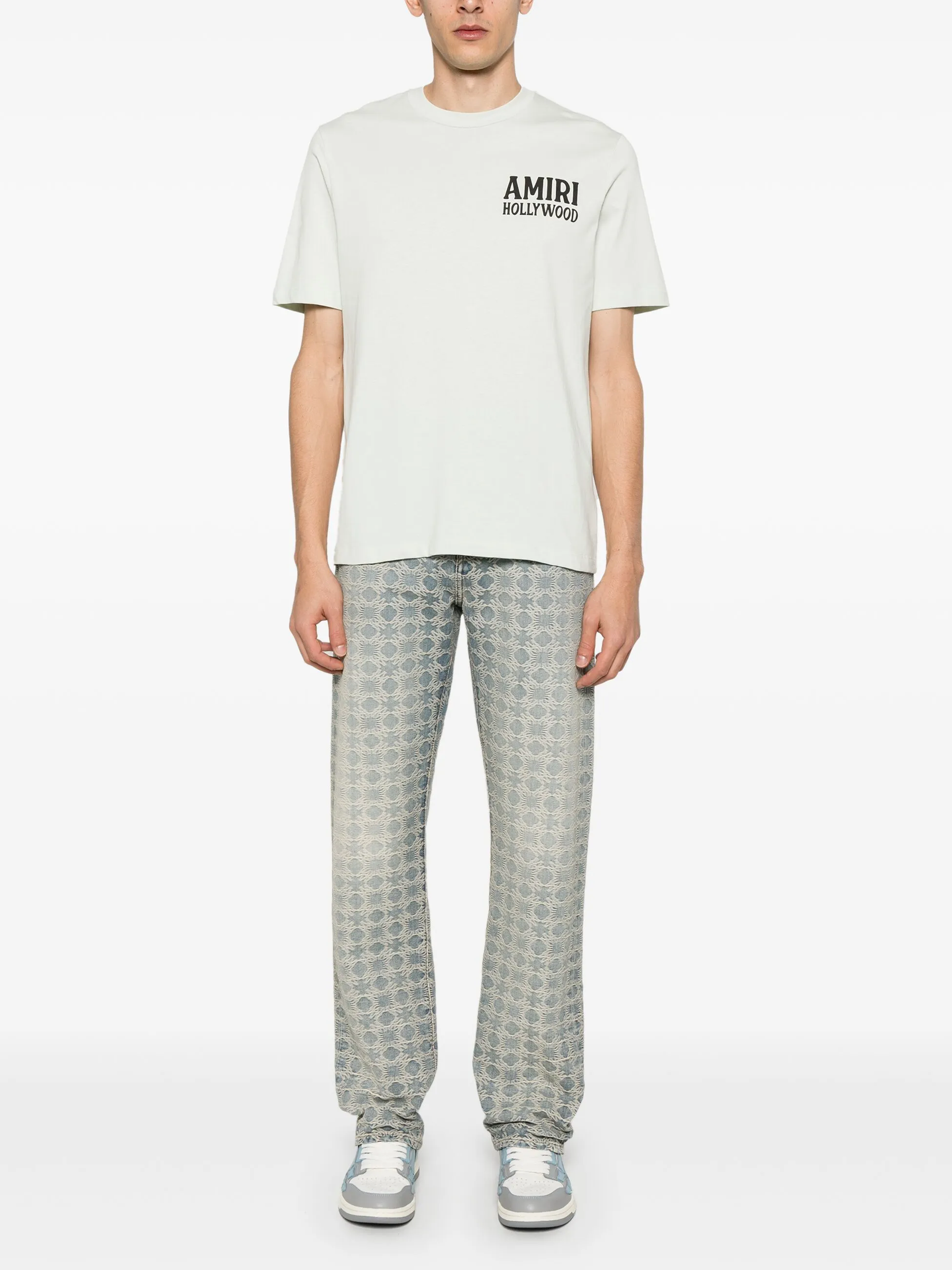 Amiri Jazz Wolf T-Shirt in White