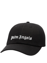 Palm Angels Logo Black Cap