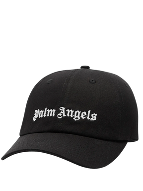 Palm Angels Logo Black Cap