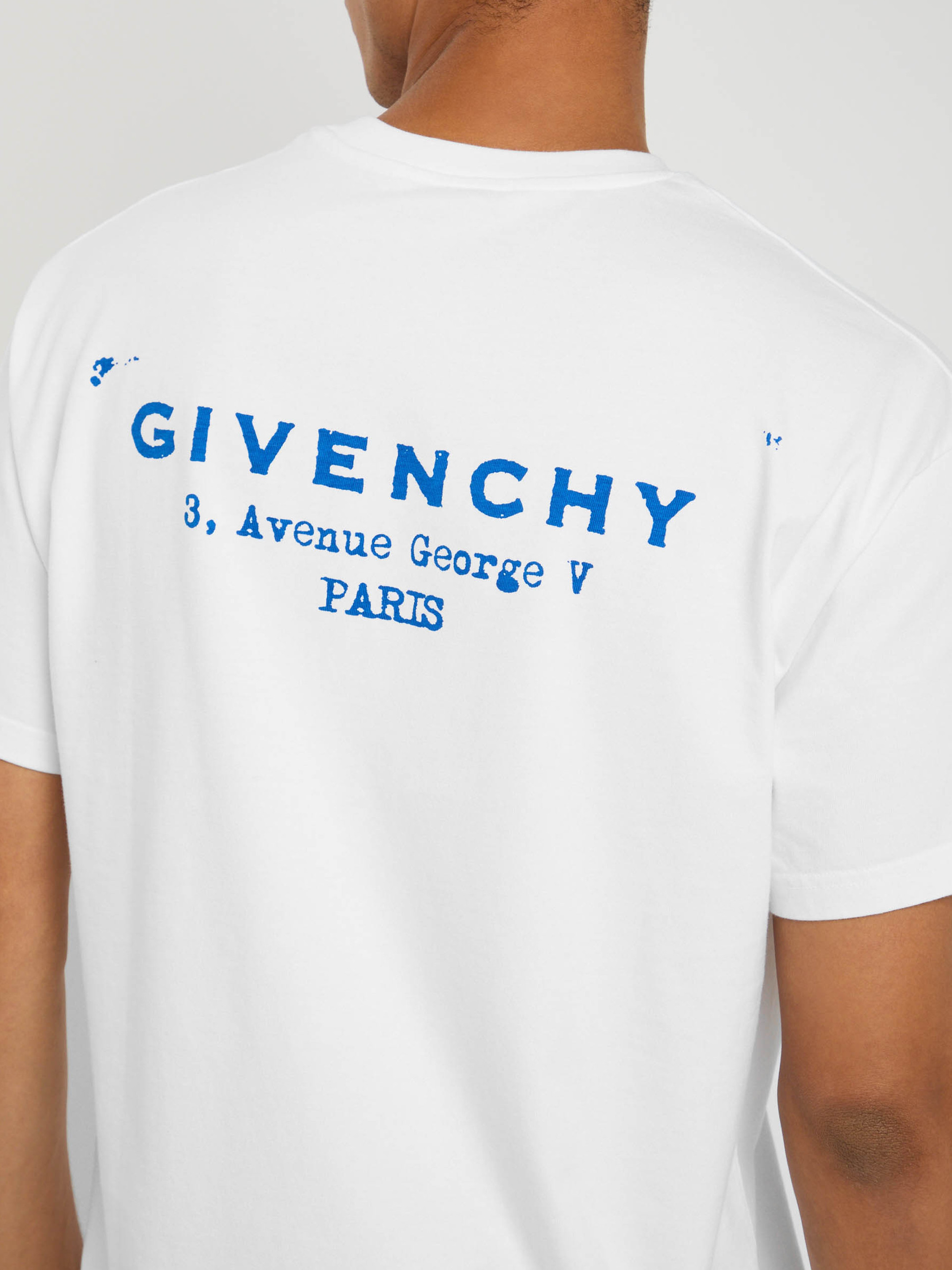 Givenchy Stamp Print T-Shirt in White