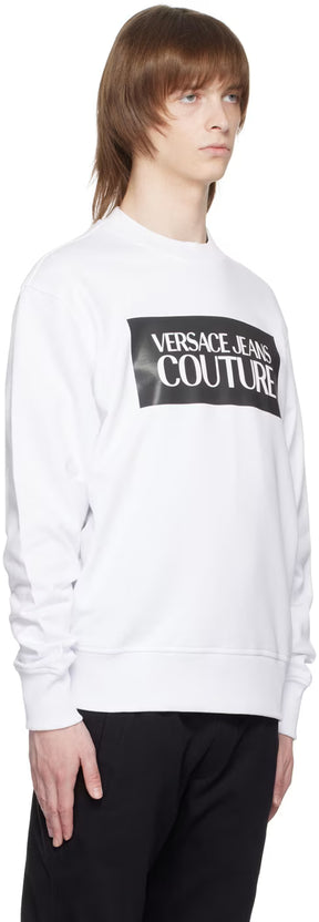White Printed Sweatshirt