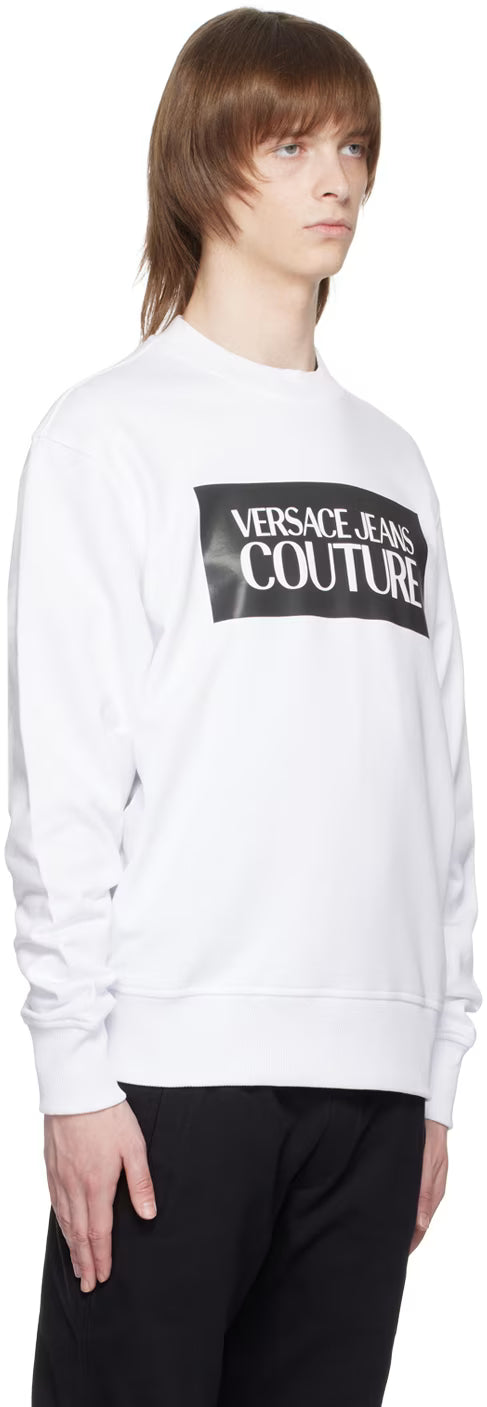 White Printed Sweatshirt
