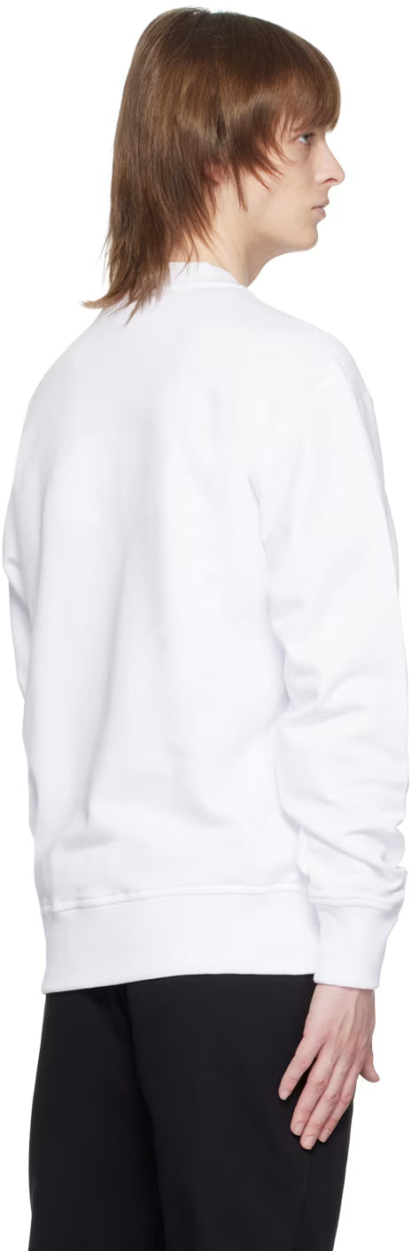White Printed Sweatshirt