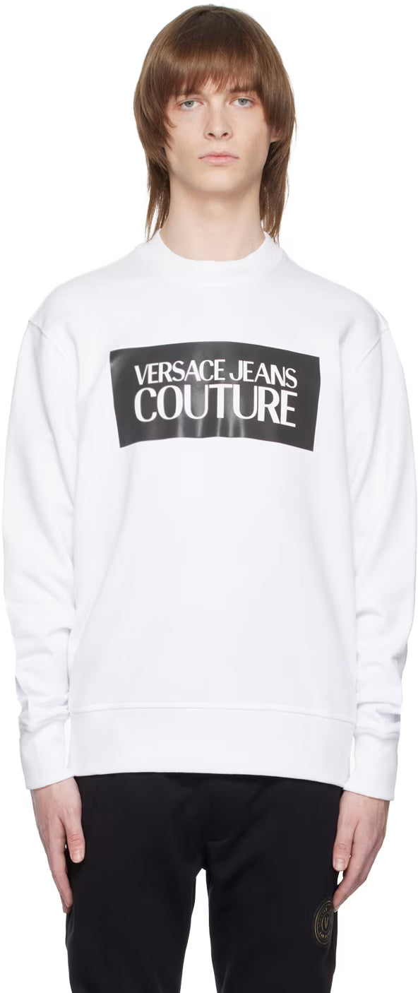 White Printed Sweatshirt