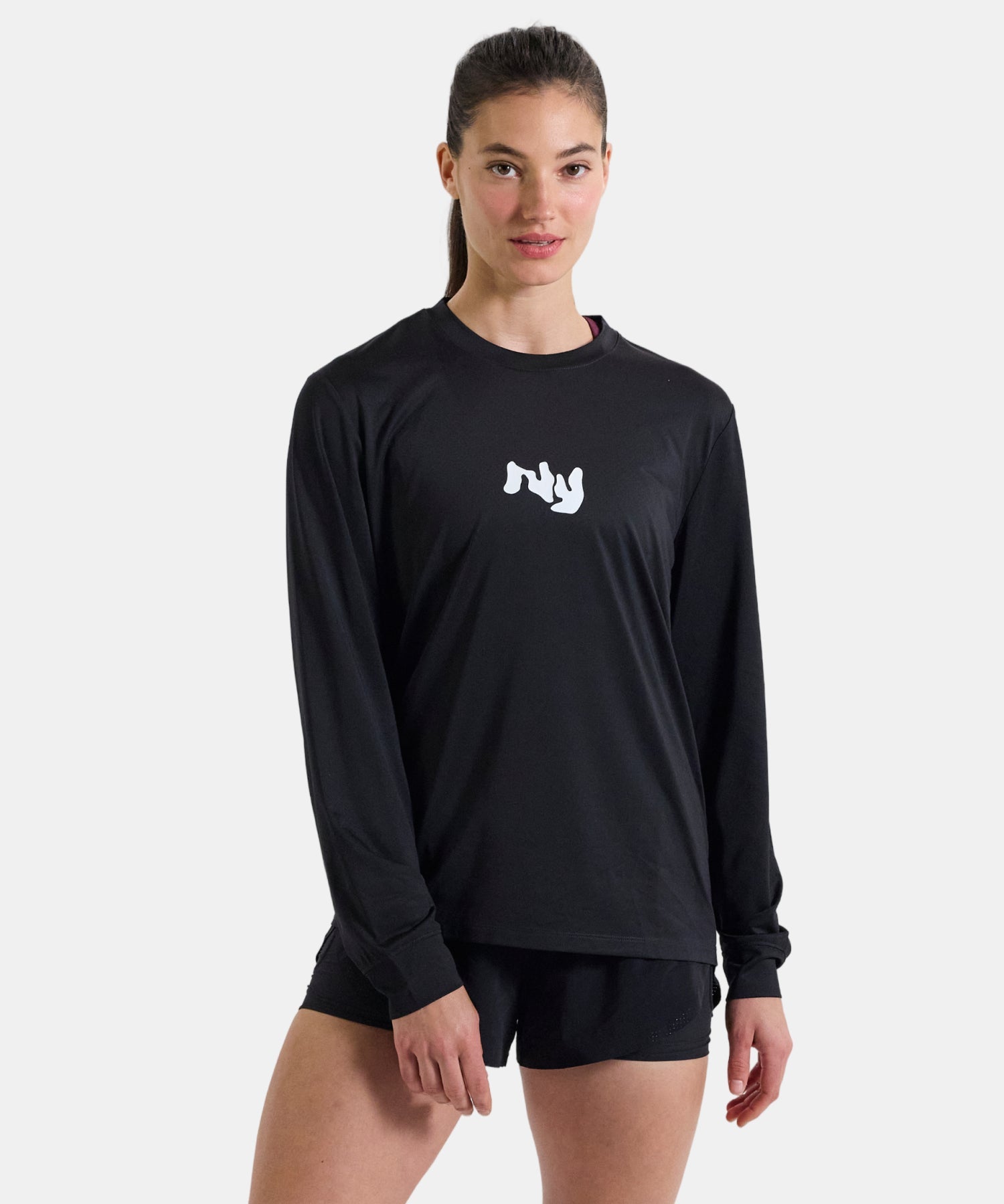 Unisex NanoMesh™ Fleura Long Sleeve - Black
