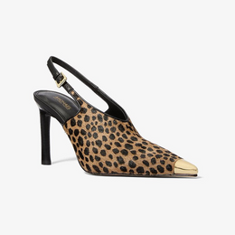 Kasia Cheetah Print Calf Hair Slingback Pump