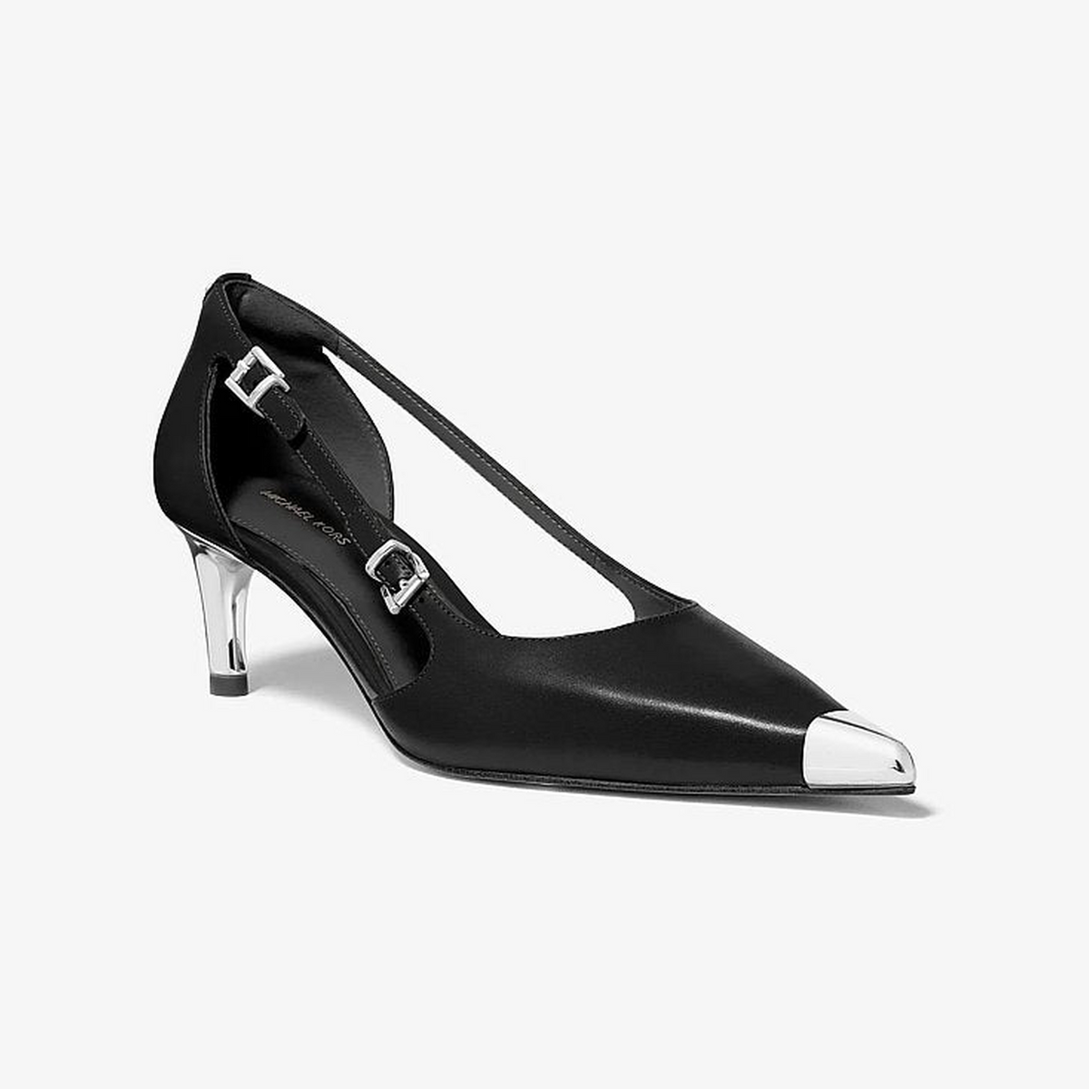 Kasia Leather Kitten Pump