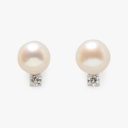 Kate Spade Fine Meant To Be Pearl & Diamond Studs