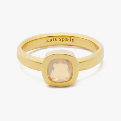 Kate Spade Fine Time To Shine Gem Ring