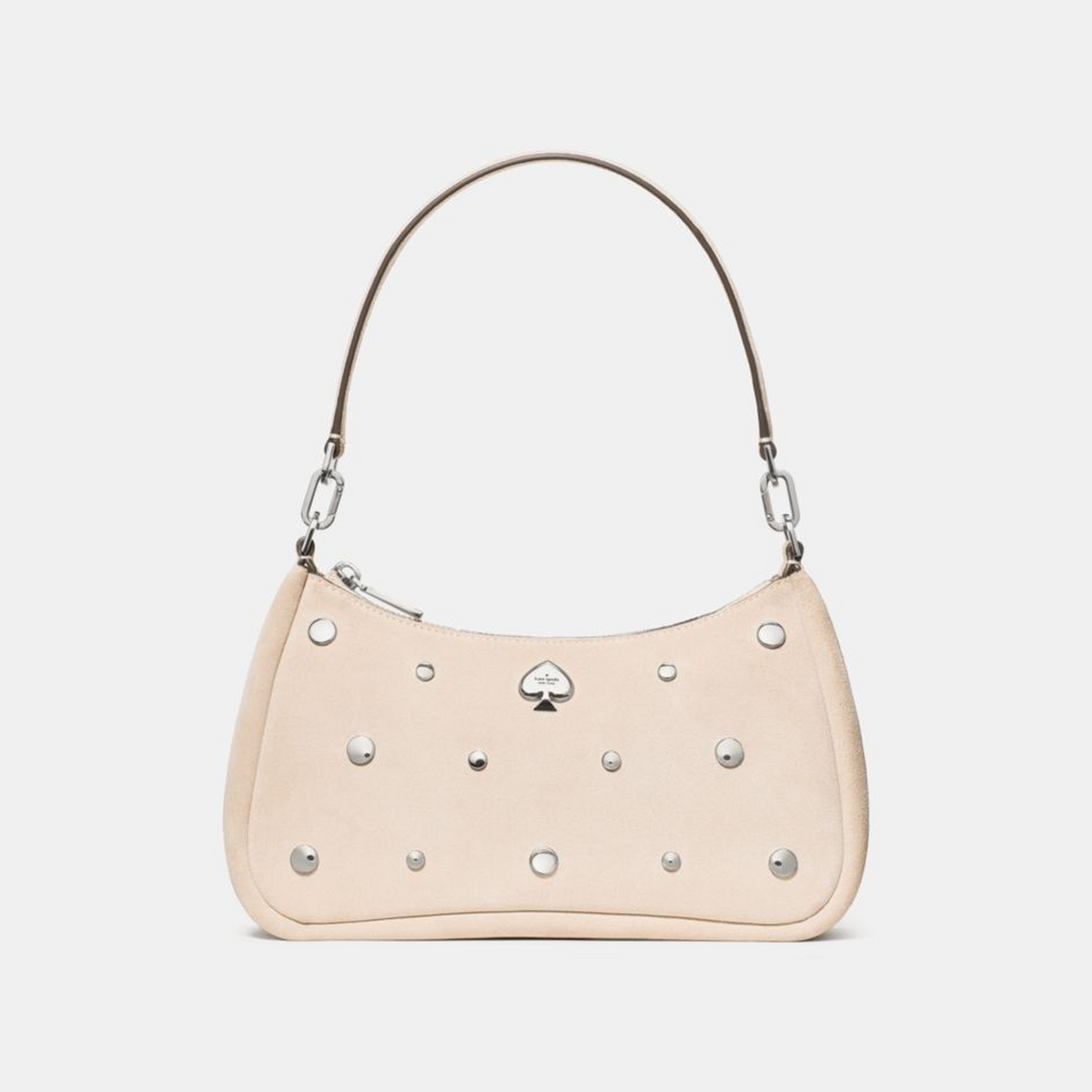 Kayla Suede Studs Small Convertible Shoulder Bag