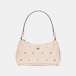 Kayla Suede Studs Small Convertible Shoulder Bag