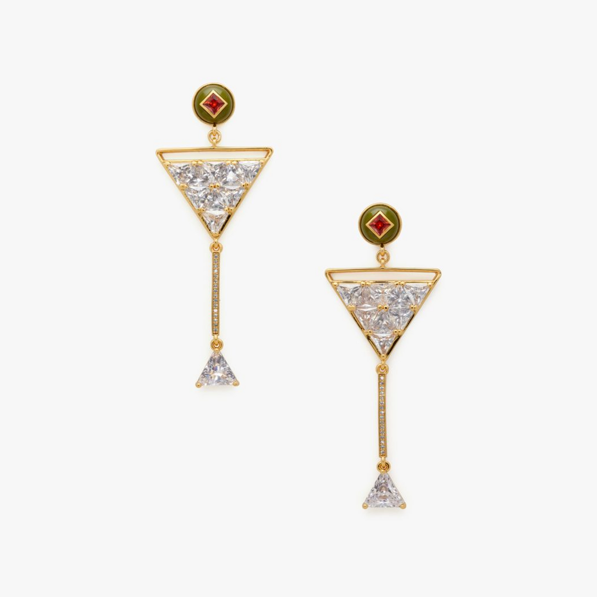 Shaken Or Stirred Statement Earrings