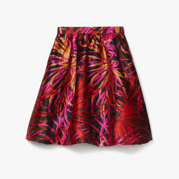 Winter Chrysanthemum Bubble Skirt