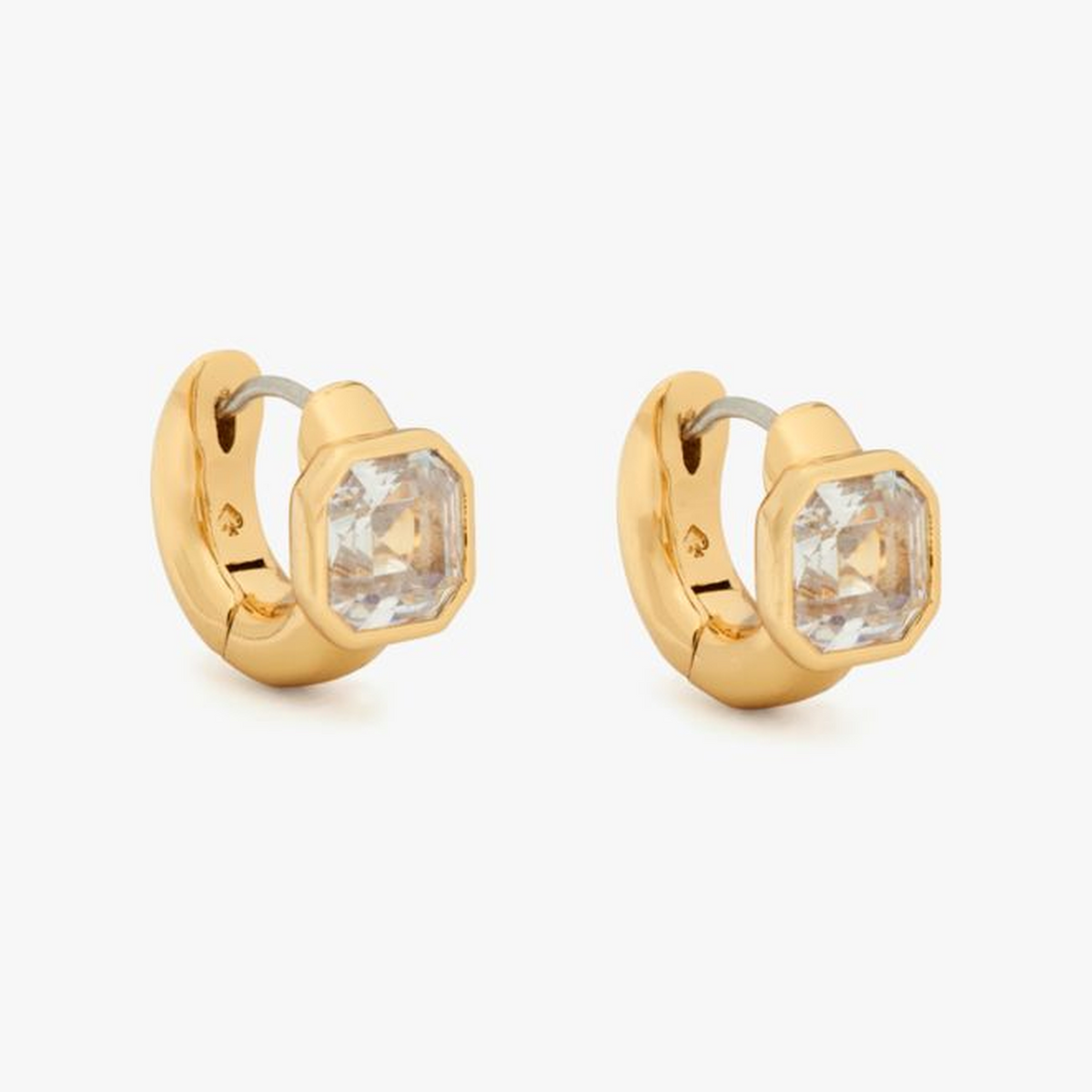 Keep Sparkling Asscher Huggies
