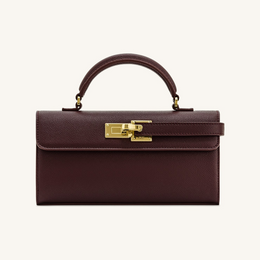 Keyla Top Handle Bag - Deep Burgundy
