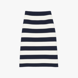 Awning Stripe Pencil Skirt