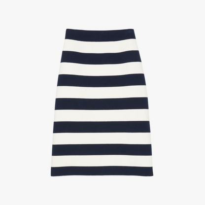 Awning Stripe Pencil Skirt