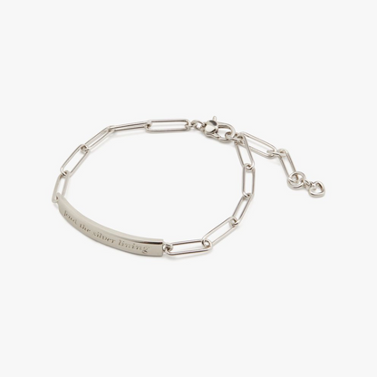 Silver Lining Id Bracelet