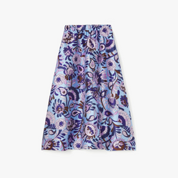 Autumn Paisley Midi Skirt