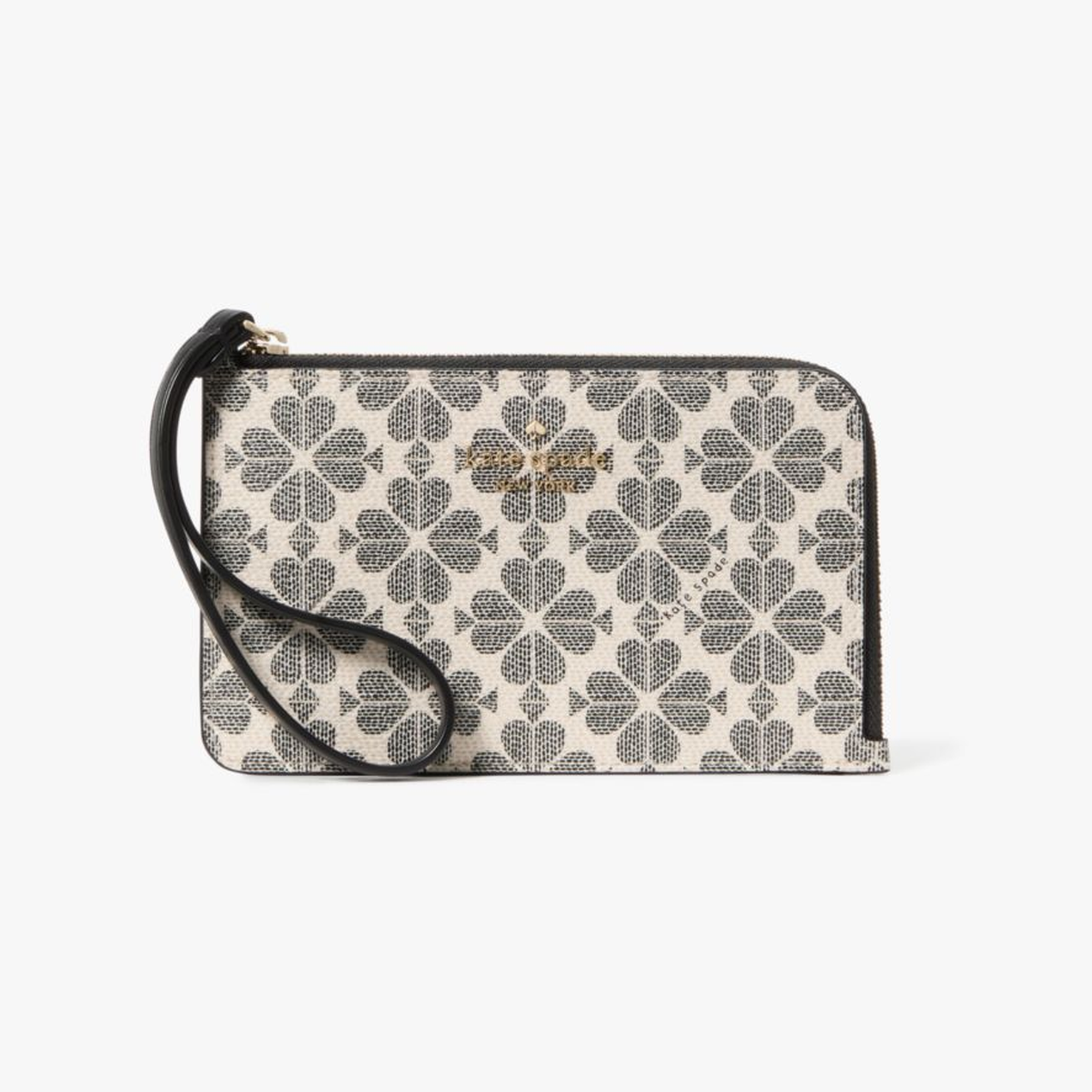 Lucy Spade Flower Small L-Zip Wristlet